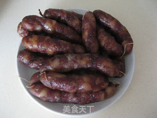 自制猪肉腊肠的做法步骤：9