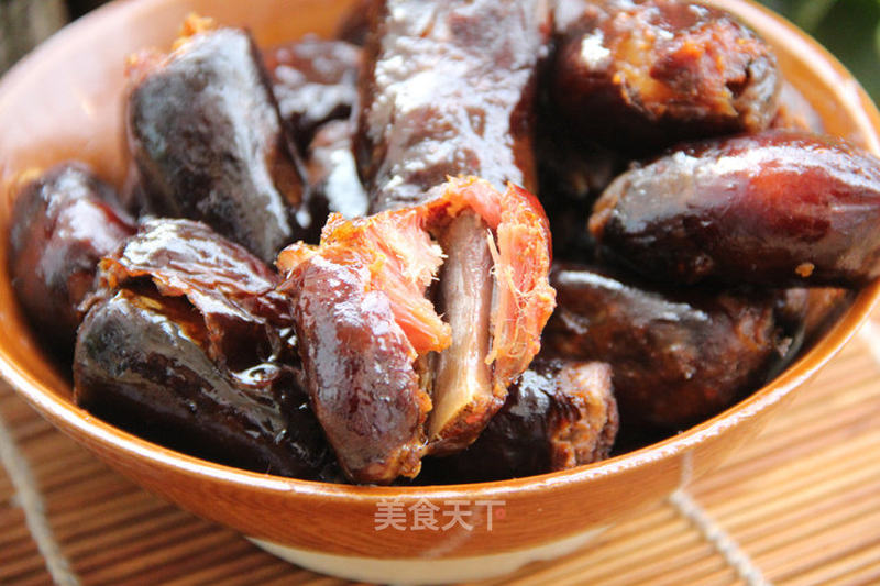 排骨香肠（微麻辣口味）--不一样的香肠，全手工的做法