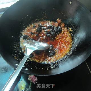 火腿蒜香炸酱的做法步骤：12