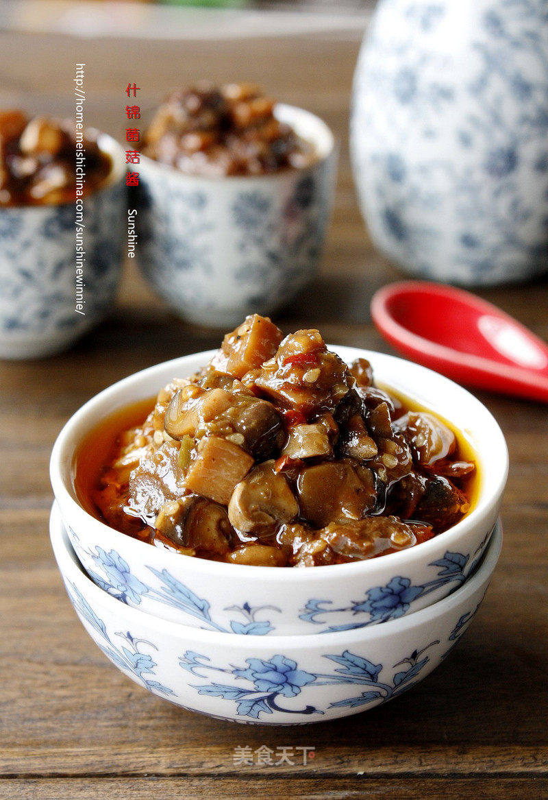 素酱也可以鲜香味美-----什锦菌菇酱