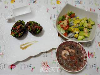 双牛餐♥牛油果♥豌豆牛肉的做法步骤：7