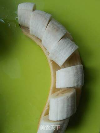 香蕉燕麦片的做法步骤：2