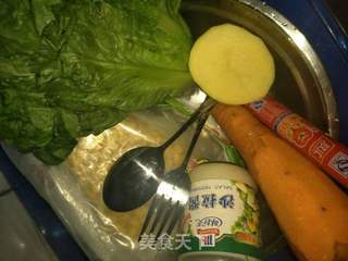 玉米生菜沙拉的做法步骤：1