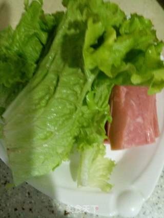 菠菜煎蛋三明治的做法步骤：3