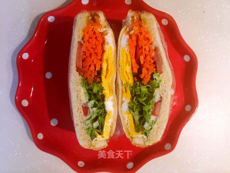简易早餐—三明治的做法