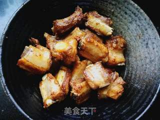 排骨炖蜜薯的做法步骤：7