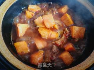 排骨炖蜜薯的做法步骤：12