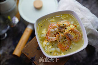 黄瓜鸡蛋虾干汤的做法步骤：9
