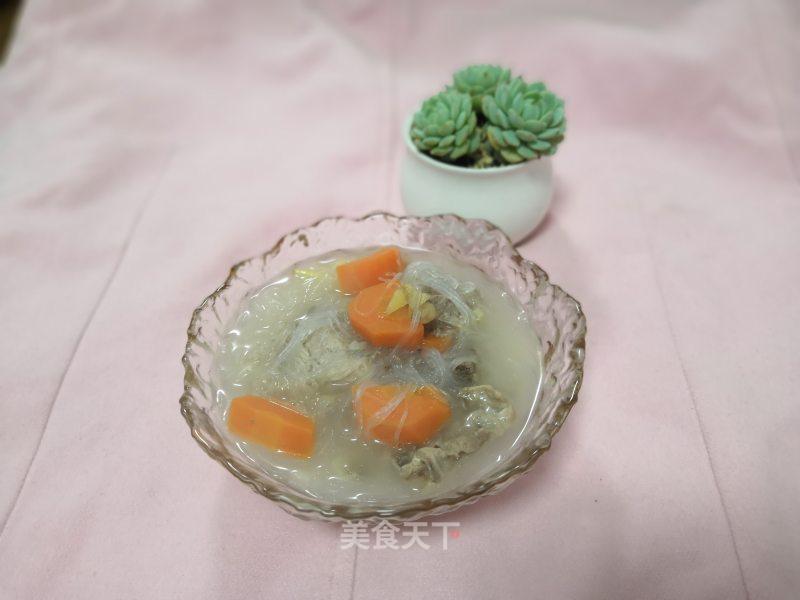 胡萝卜排骨粉丝汤