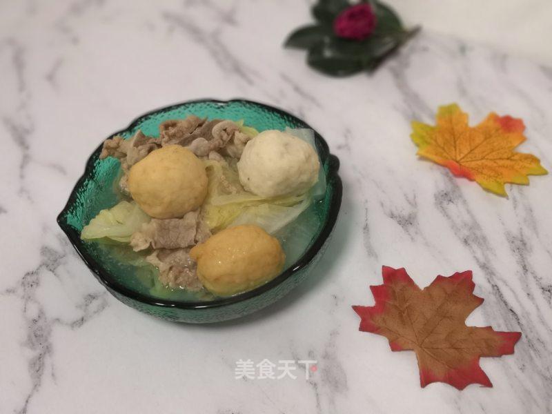 牛肉片白菜汤