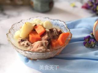 排骨山药胡萝卜汤的做法步骤：7