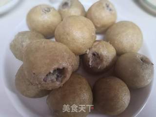 油面筋酿肉的做法步骤：4