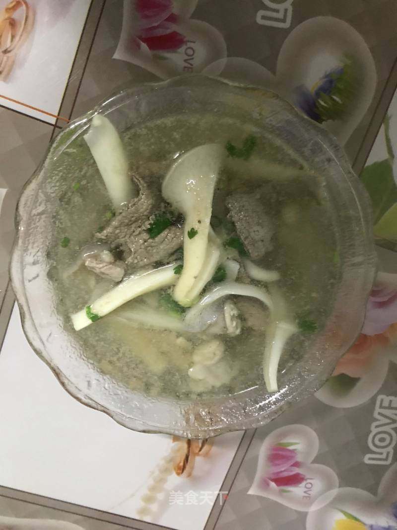 猪杂平菇汤