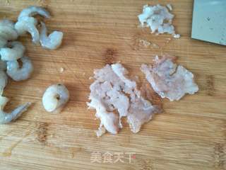 虾球酿豆腐的做法步骤：2