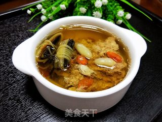 灯芯麦冬瘦肉汤的做法步骤：7