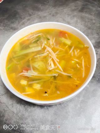 豆芽丝瓜汤的做法步骤：8