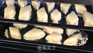 烤棋子馍块的做法步骤：16