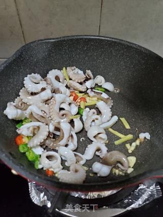 酱炒八爪鱼的做法步骤：6