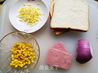 披萨三明治的做法步骤：1