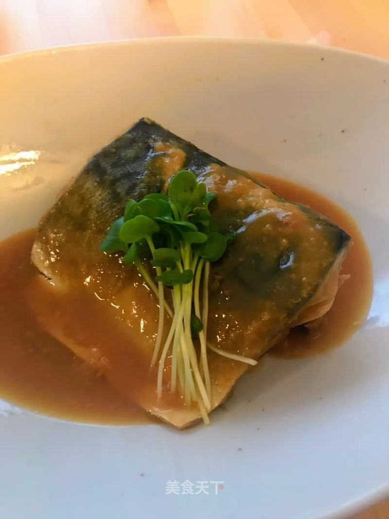 青花魚味噌煮