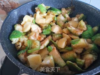 红烧肉炖茄子土豆的做法步骤：6