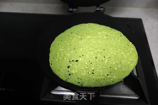小清新香酥芝麻蛋卷的做法步骤：9