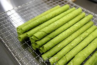 小清新香酥芝麻蛋卷的做法步骤：11