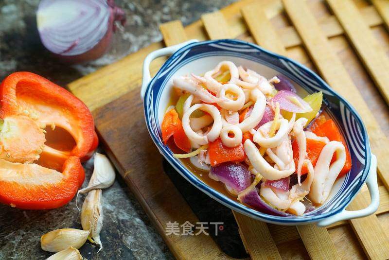 酱汁菜椒鱿鱼的做法
