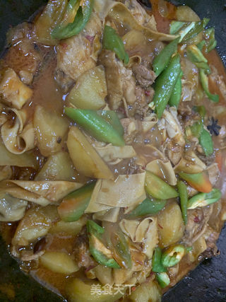 家庭版大盘鸡的做法步骤：15