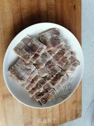 凉拌羊糕的做法步骤：3