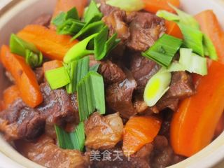 胡萝卜烧牛肉的做法步骤：6