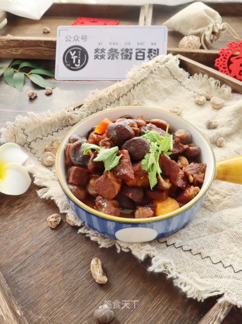 野生干香菇炖牛肉❤️肉质软烂❗️菌香十足