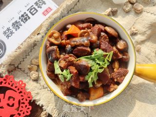 野生干香菇炖牛肉❤️肉质软烂❗️菌香十足的做法步骤：15