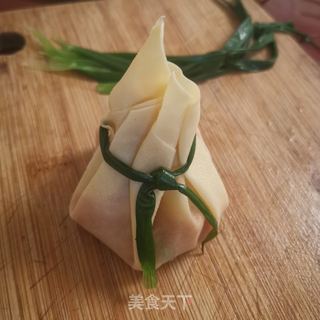 百叶福袋（百叶包肉）的做法步骤：11