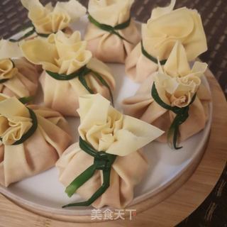 百叶福袋（百叶包肉）的做法步骤：12