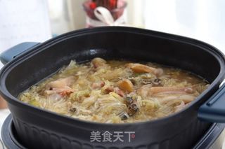 海蛎子酸菜锅的做法步骤：8