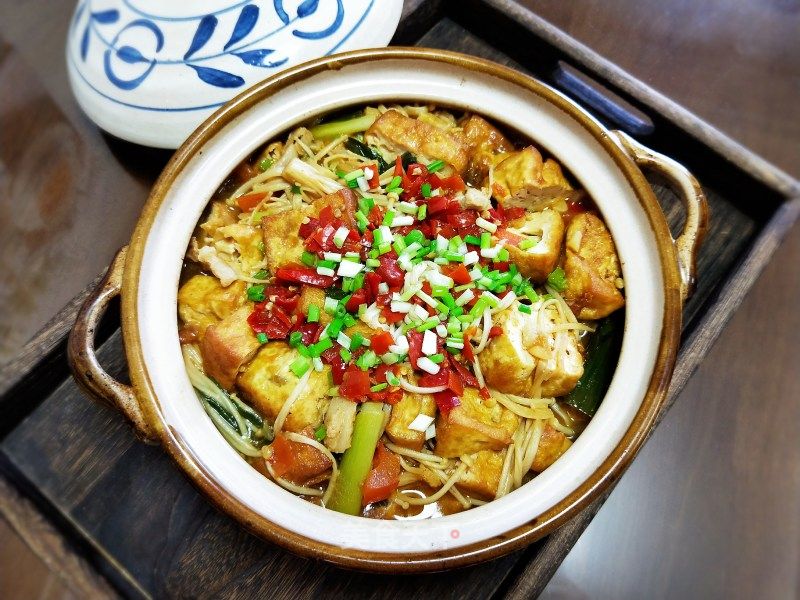金针菇炖豆腐