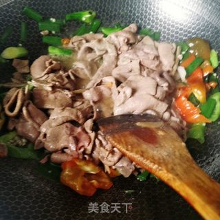爆炒猪肝的做法步骤：7
