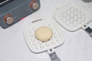 蜜红豆奶香华夫饼的做法步骤：7