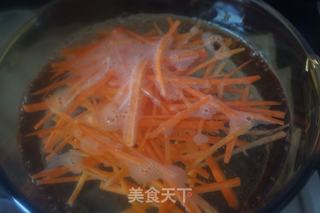 原汁原味白灼三彩时蔬的做法步骤：3