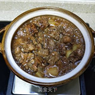 沙茶排骨煲的做法步骤：10