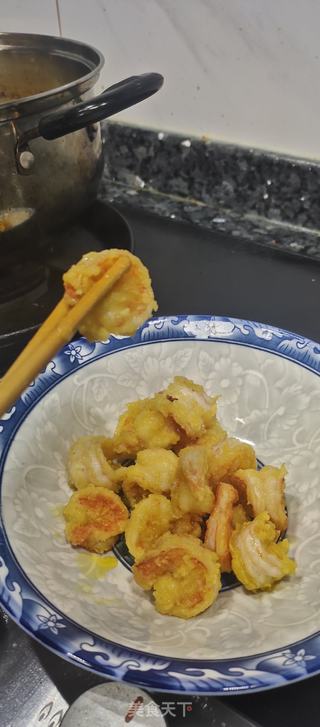芥末虾球的做法步骤：5
