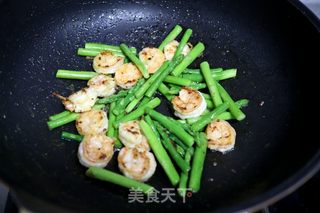 芦笋虾球的做法步骤：8