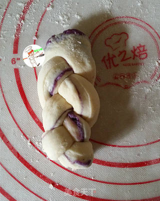 椰蓉紫薯辫子小面包的做法步骤：10