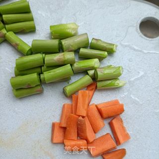 精肉芦笋土豆沙拉的做法步骤：6