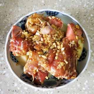 筒子骨蒸土豆 的做法步骤：4