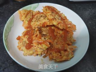 胡萝卜丝煎饼的做法步骤：8