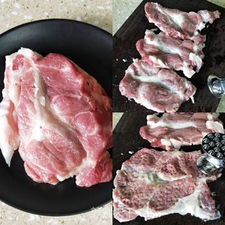 茄汁猪扒饭 的做法步骤：1