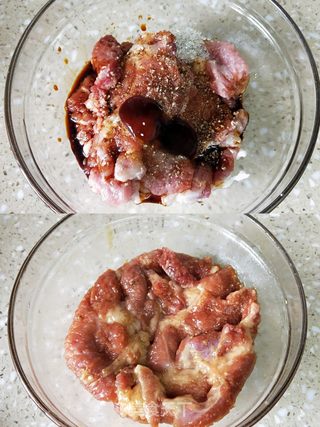 茄汁猪扒饭 的做法步骤：2
