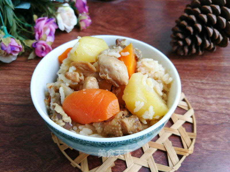 电饭煲鸡腿土豆焖饭